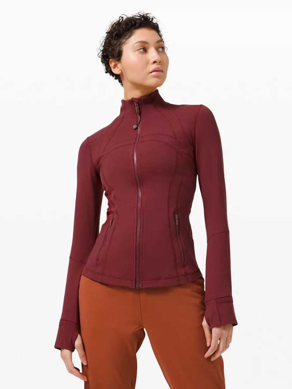Lululemon Define Jacket Luon Red Merlot Size 18 Original Tag Included